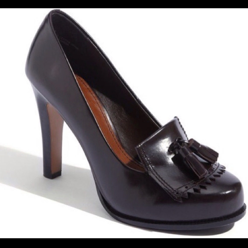 ISO Halogen Carlyle Tassel leather heels pumps 7
